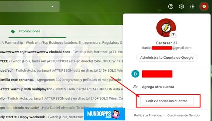 Desvincular cuenta gmail de juegos 1 Desvincular cuenta gmail de juegos